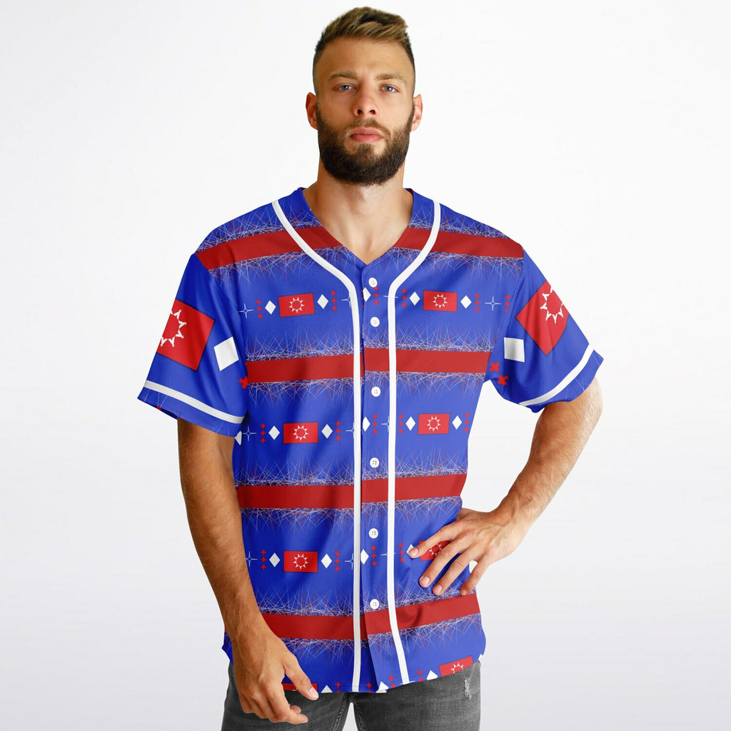 OST Flag design by $NiieihiiNookeiReversible Baseball Jersey - AOP
