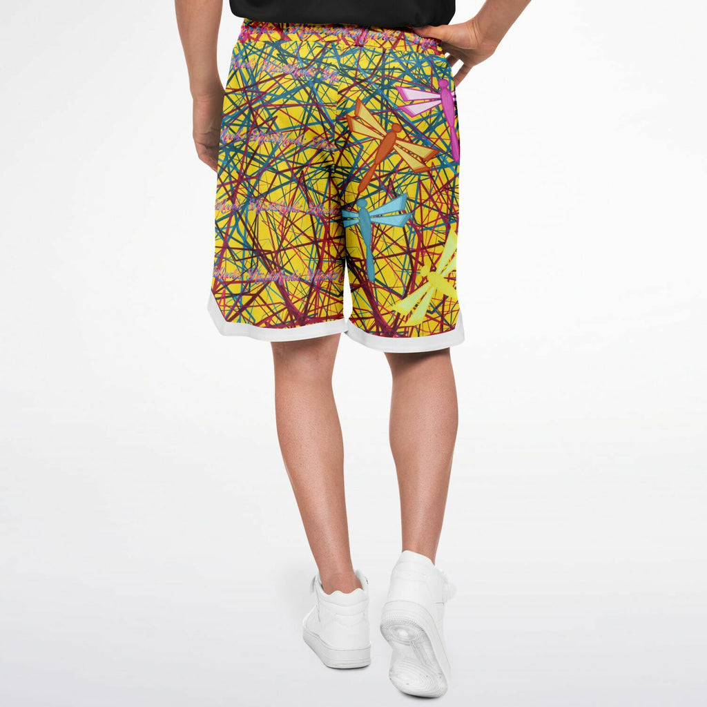 $NiieihiiNookei dragonflies Basketball Short Rib - AOP