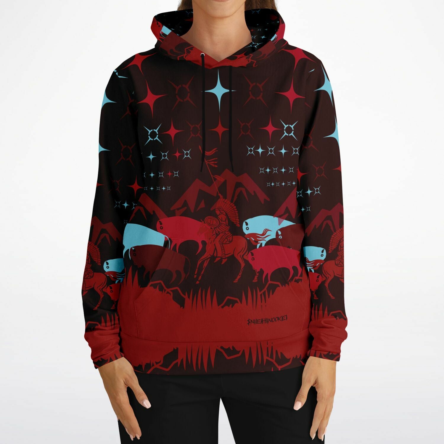 $NiieihiiNookei Athletic Hoodie - AOP