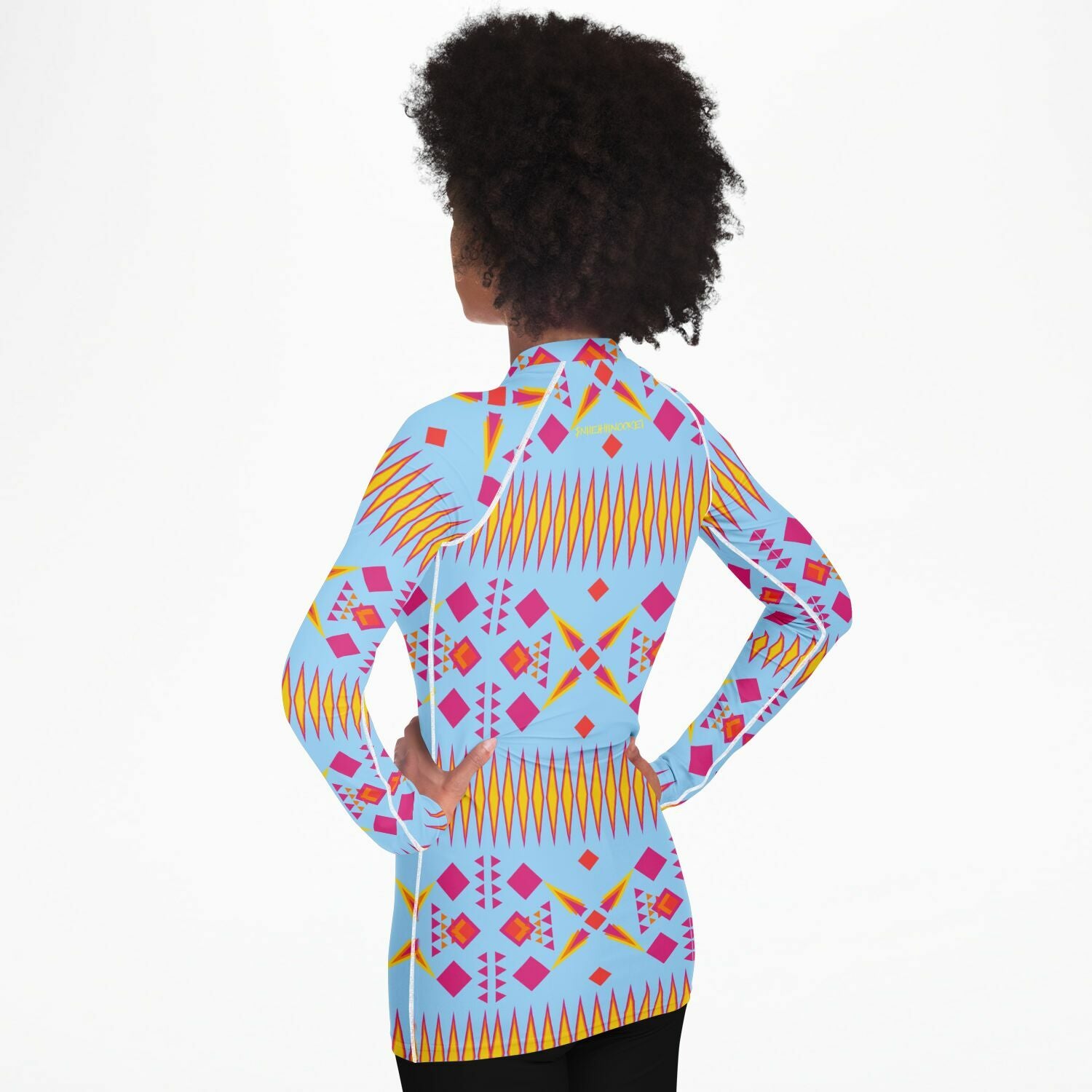 $NiieihiiNookei Women's Rashguard - AOP