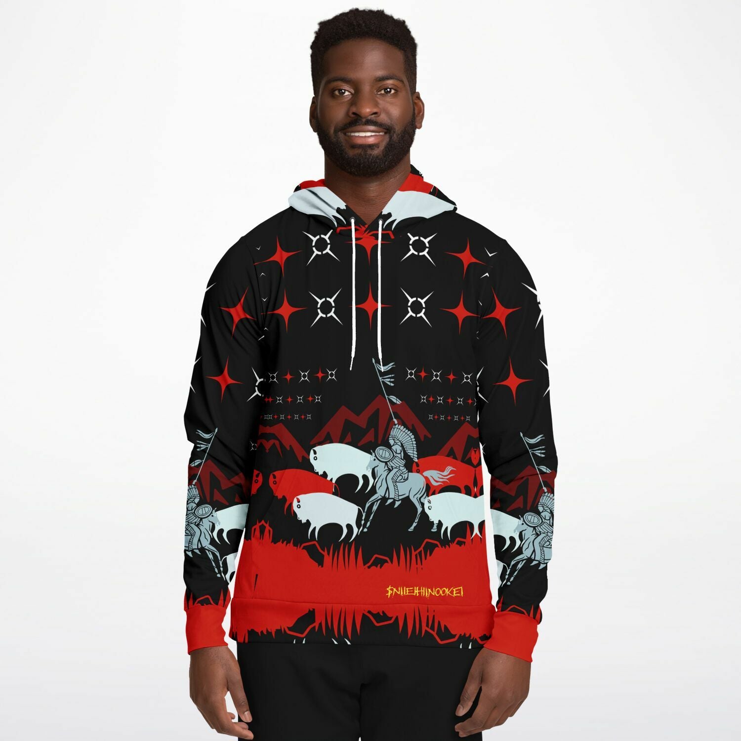 $NiieihiiNookei Athletic Hoodie - AOP