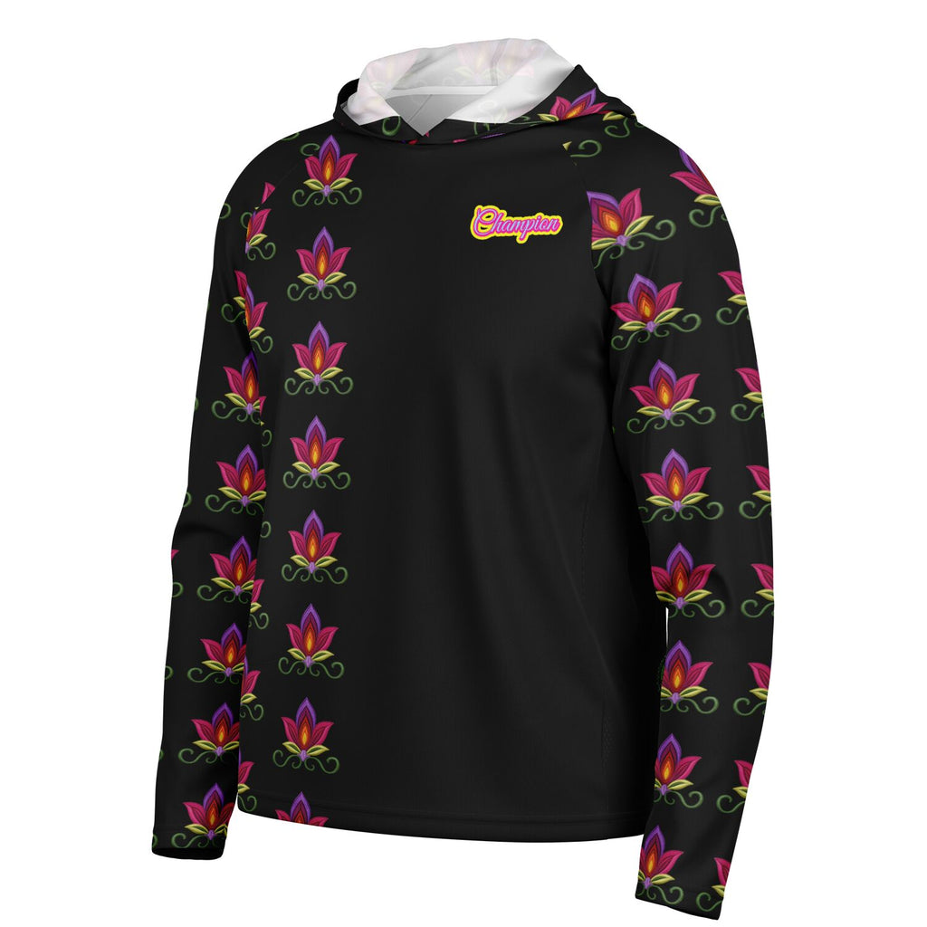 Special campions Long Sleeve Hooded Performance Shirt - AOP