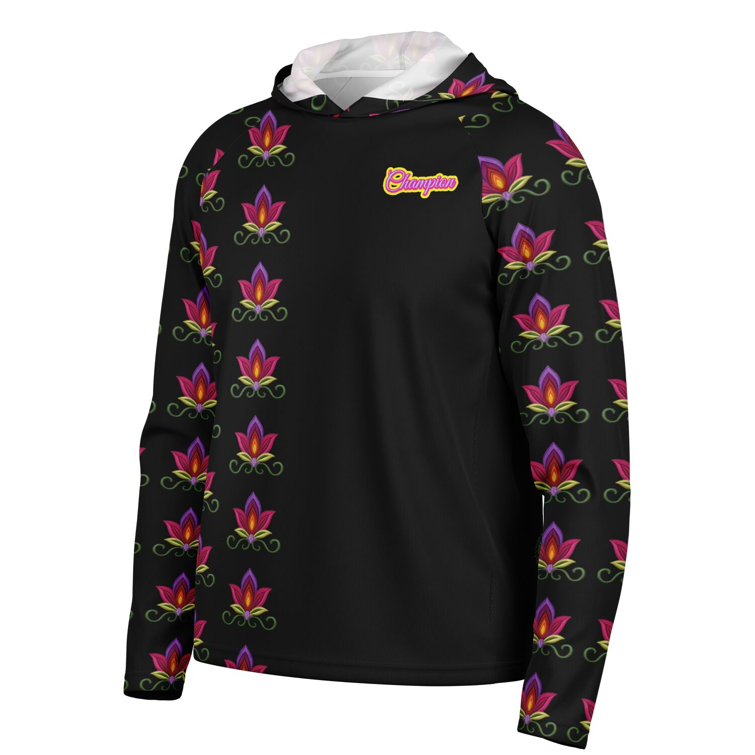 Special campions Long Sleeve Hooded Performance Shirt - AOP