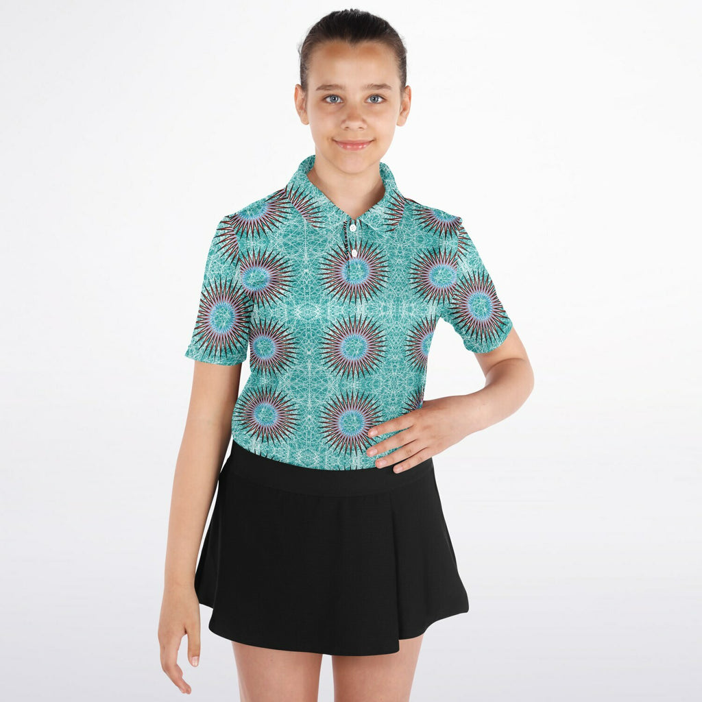$NiieihiiNookei Kids Polo Shirt - AOP