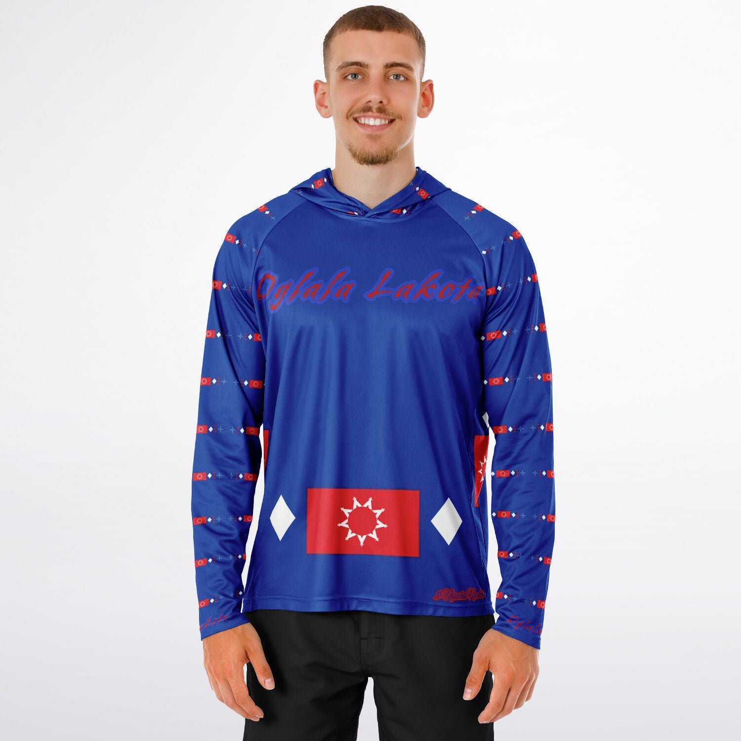 Oglala Sioux Tribe Logo Performance Hoodie - AOP
