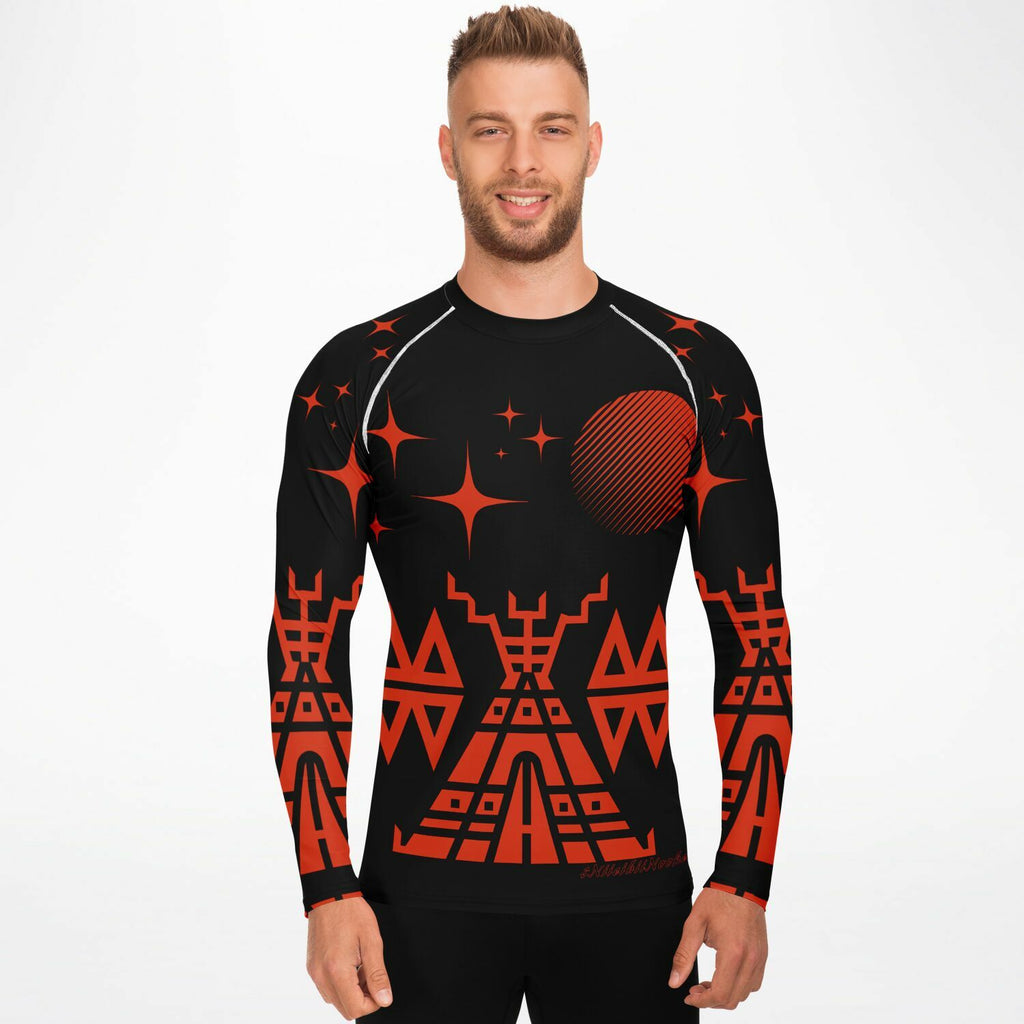 $NiieihiiNookei Men's Rashguard - AOP