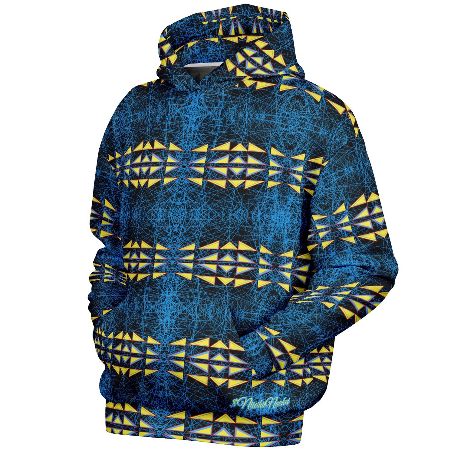 $NiieihiiNookei Heavyweight Oversized Hoodie - AOP