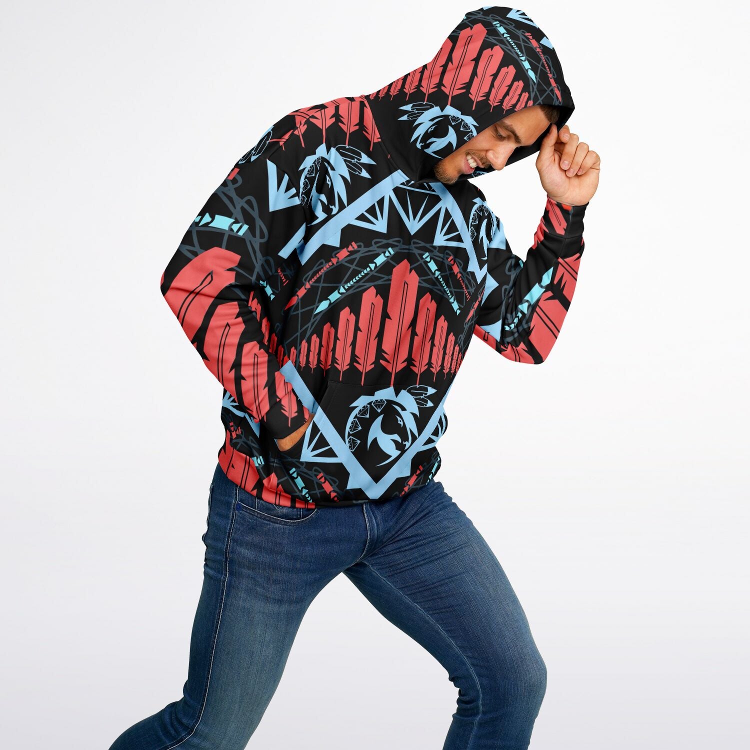 $NiieihiiNookei #Heavyweight Oversized Hoodie - AOP
