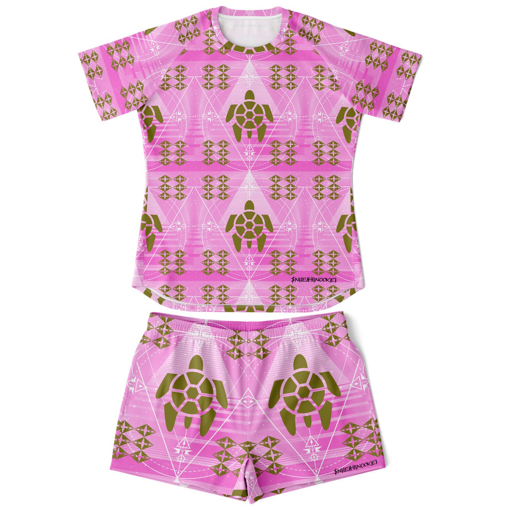 $NiieihiiNookei Women's Athletic Set - AOP