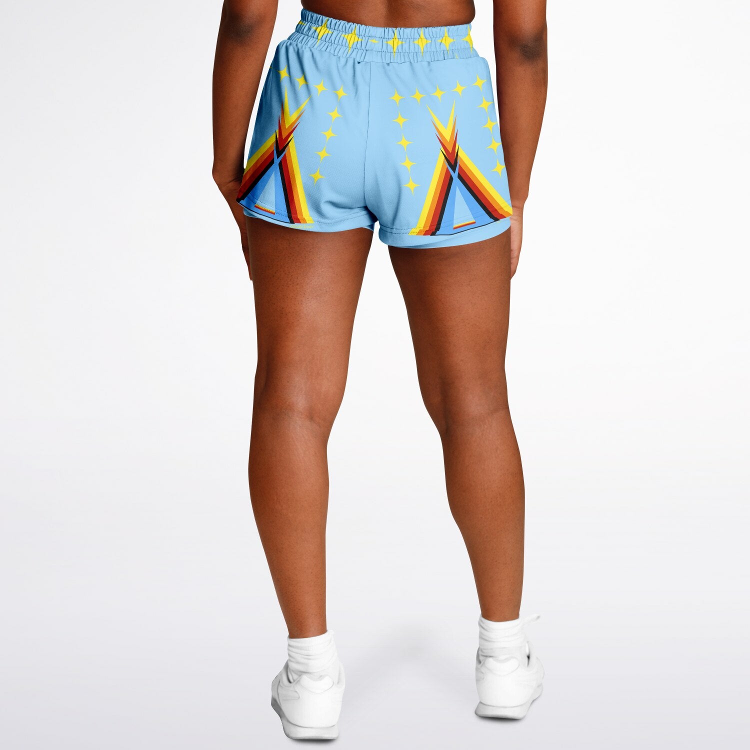 $NiieihiiNookei Women's 2-in-1 Shorts - AOP