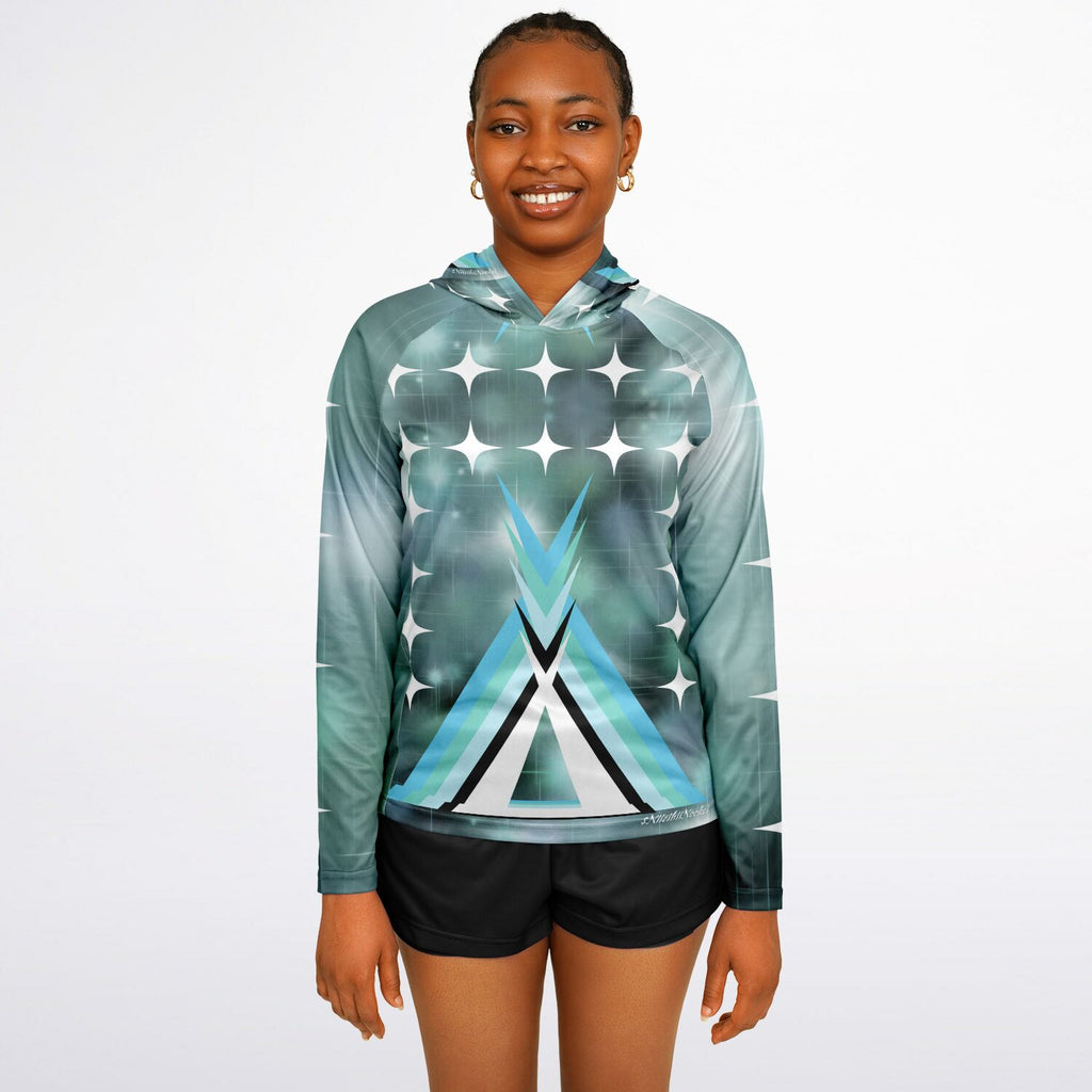 $NiieihiiNookei Hooded Performance Shirt - AOP