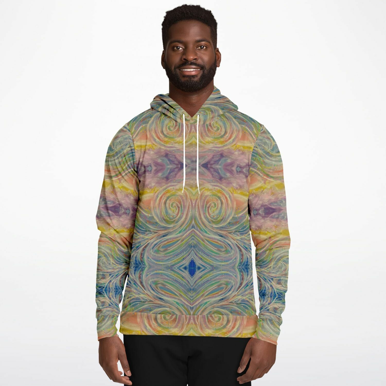 SMW Watercolor Athletic Hoodie - AOP