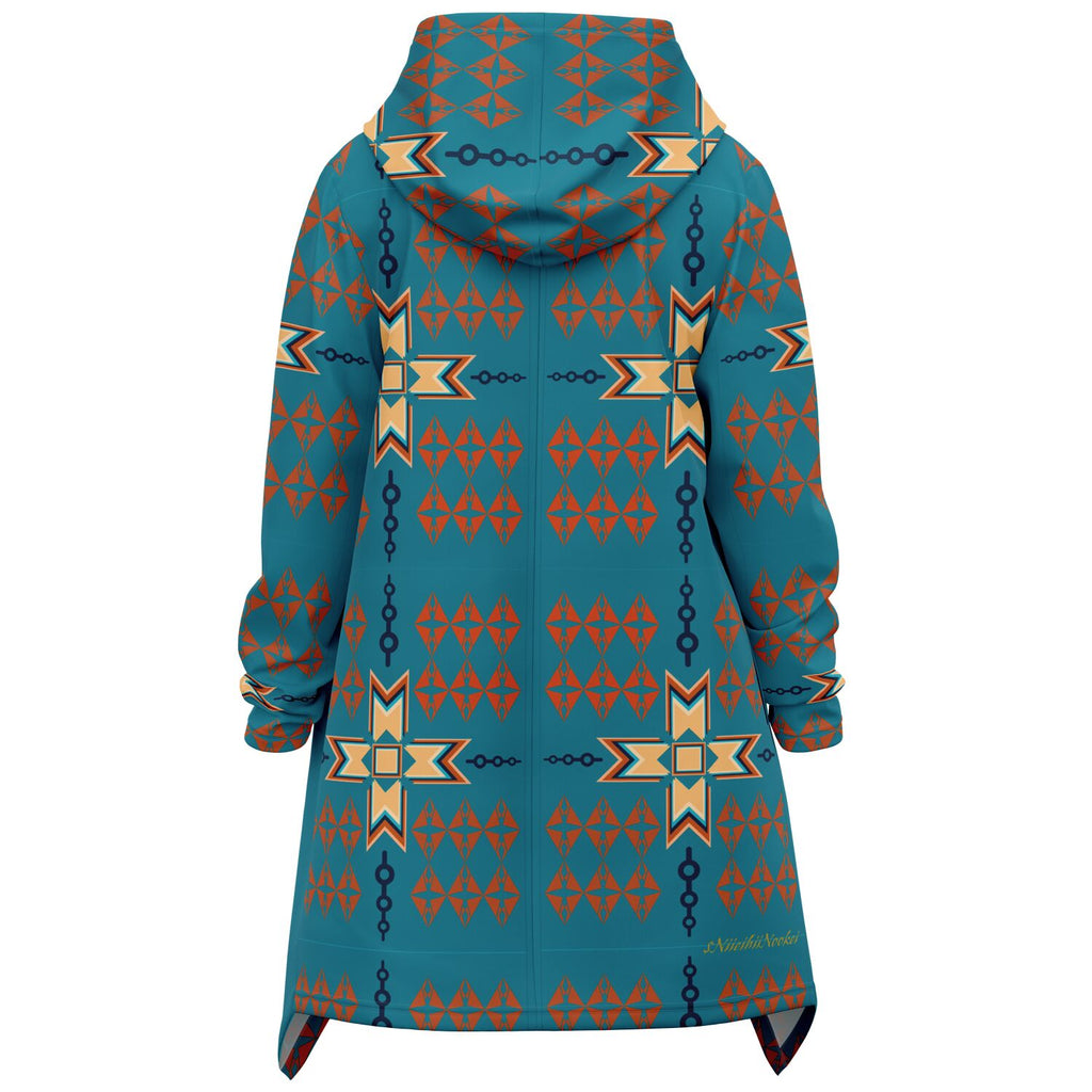 $NiieihiiNookei Fashion Elongated Cloak - AOP