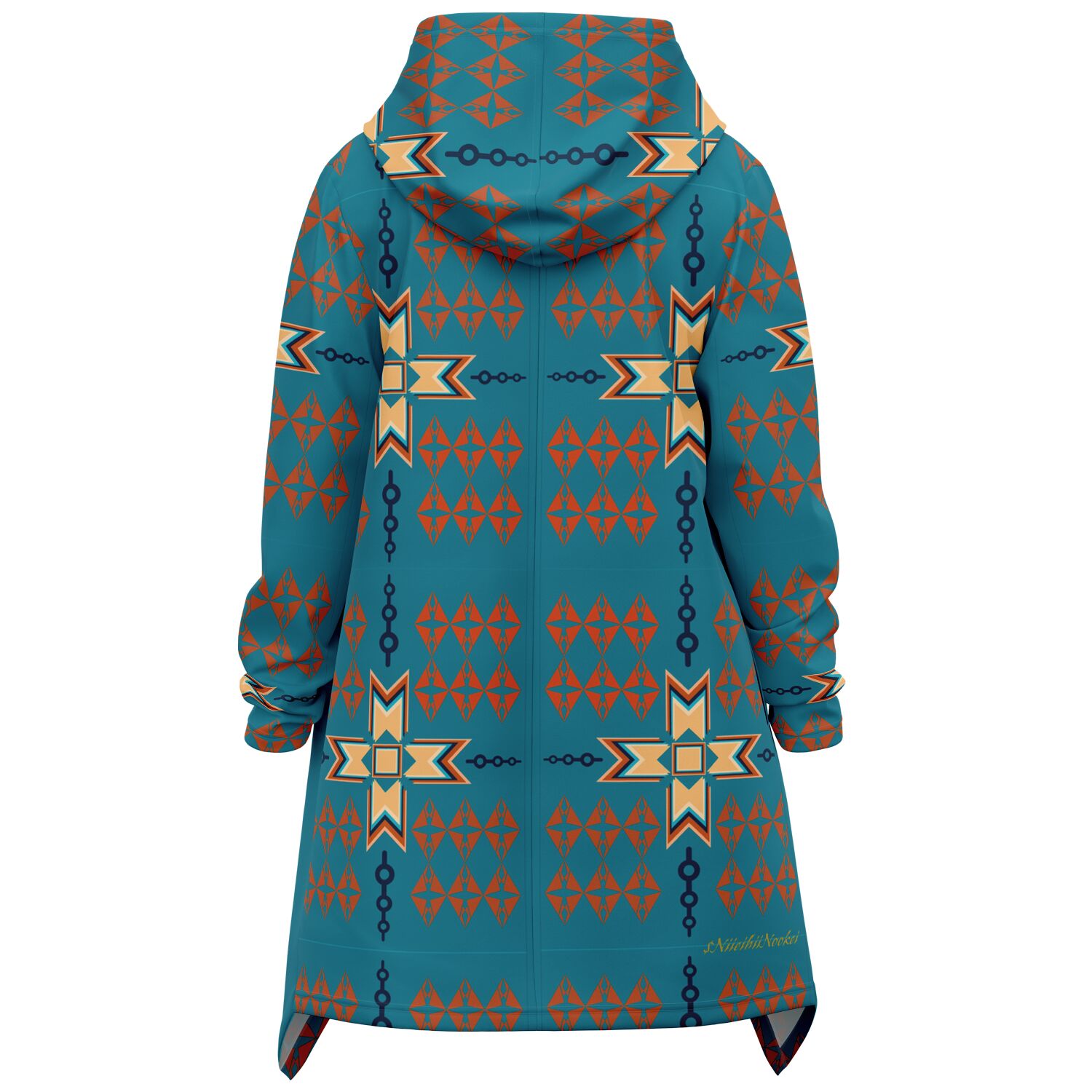 $NiieihiiNookei Fashion Elongated Cloak - AOP