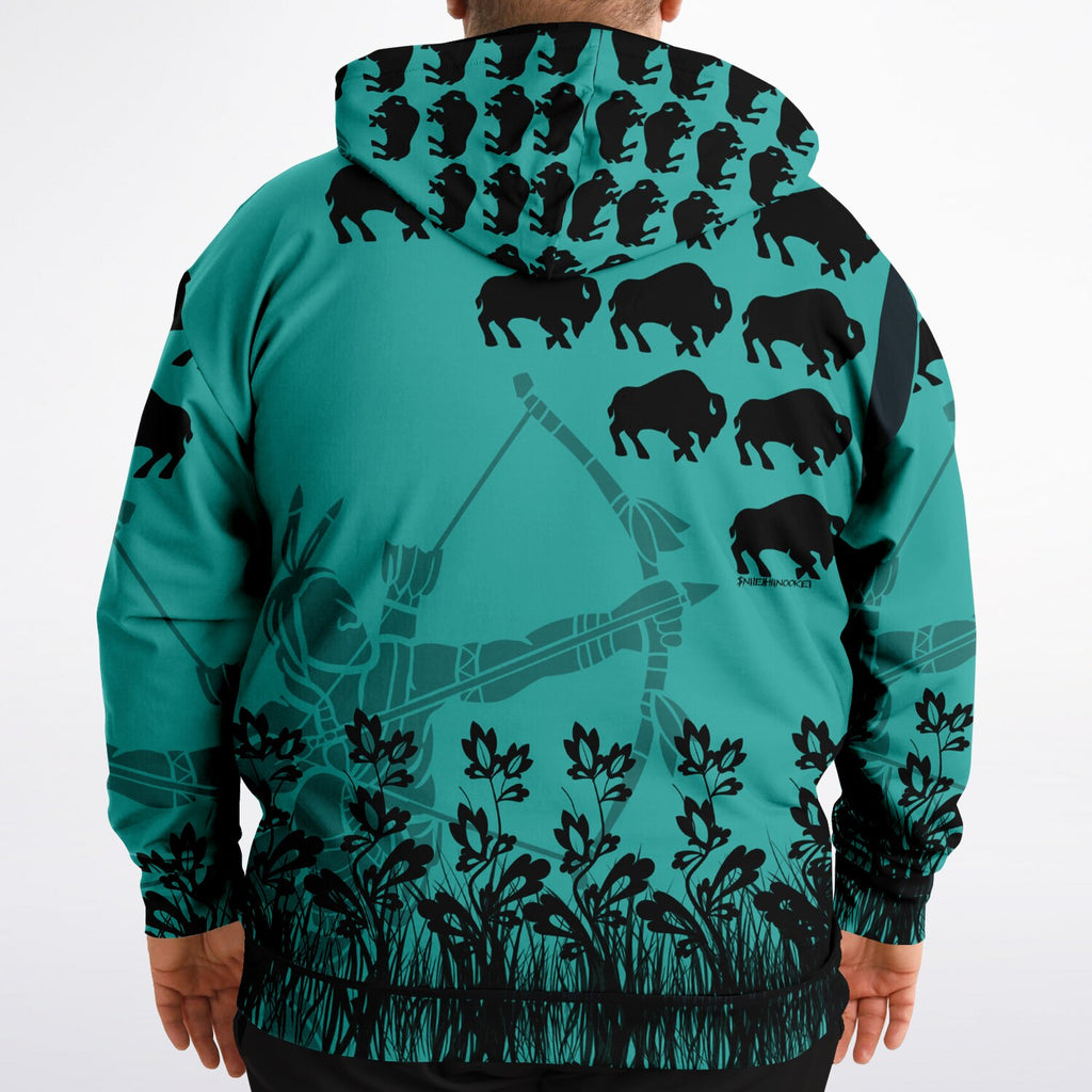$NiieihiiNookei Fashion Plus-size Hoodie - AOP