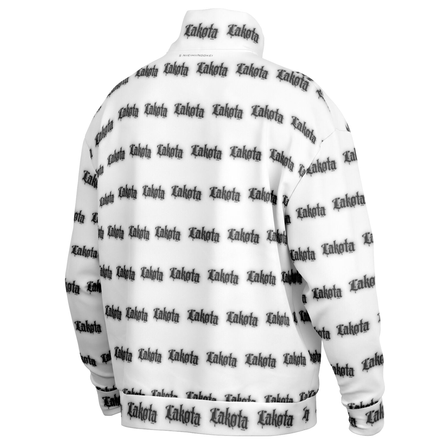$NiieihiiNookei Heavyweight Oversized Quarter Zip Sweatshirt - AOP