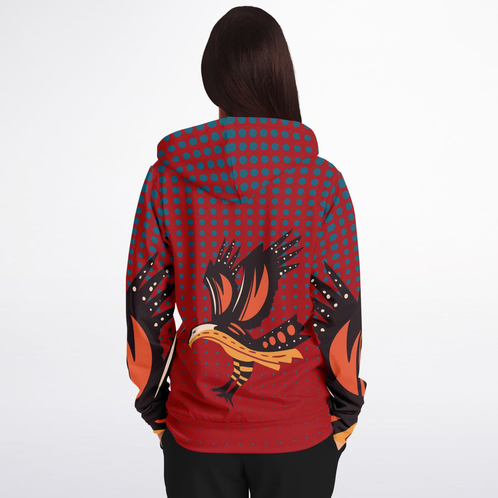 $NiieihiiNookei Athletic Zip-Up Hoodie - AOP