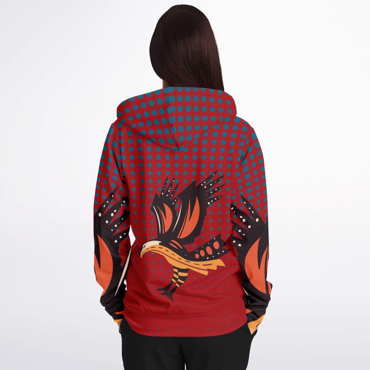 $NiieihiiNookei Athletic Zip-Up Hoodie - AOP