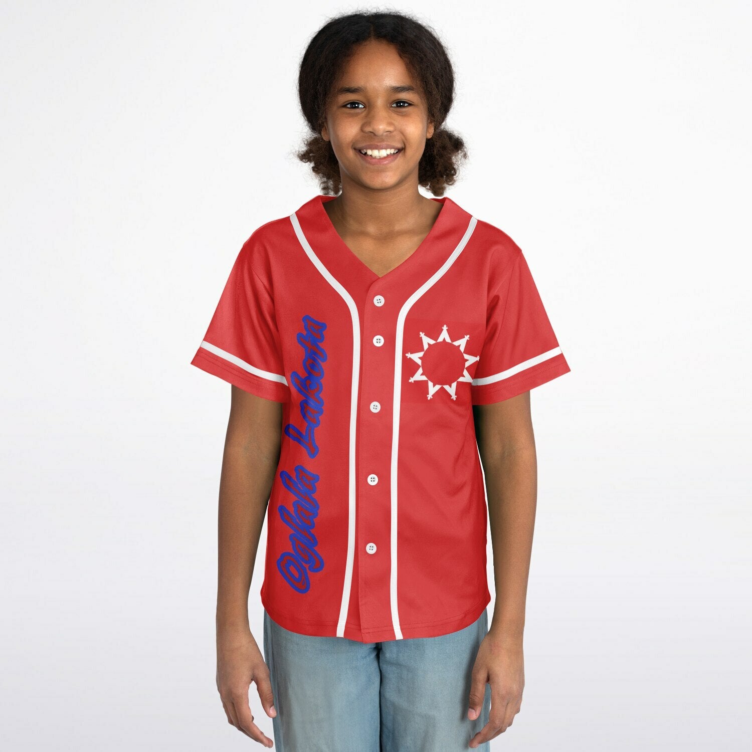 $NiieihiiNookei OST FLAG Kids Baseball Jersey - AOP