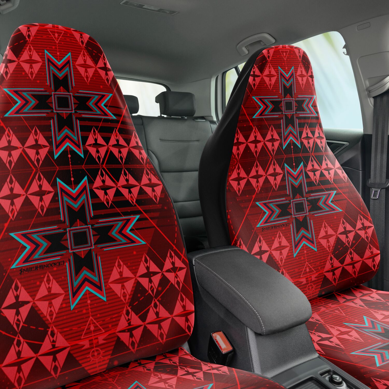 $NiieihiiNookei Car Seat Cover - AOP
