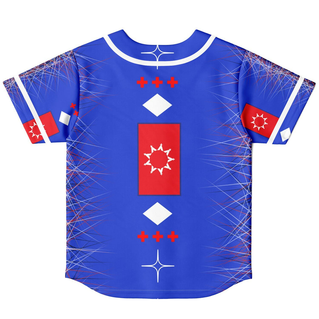 $NiieihiiNookei OST Flag Design Kids Baseball Jersey - AOP