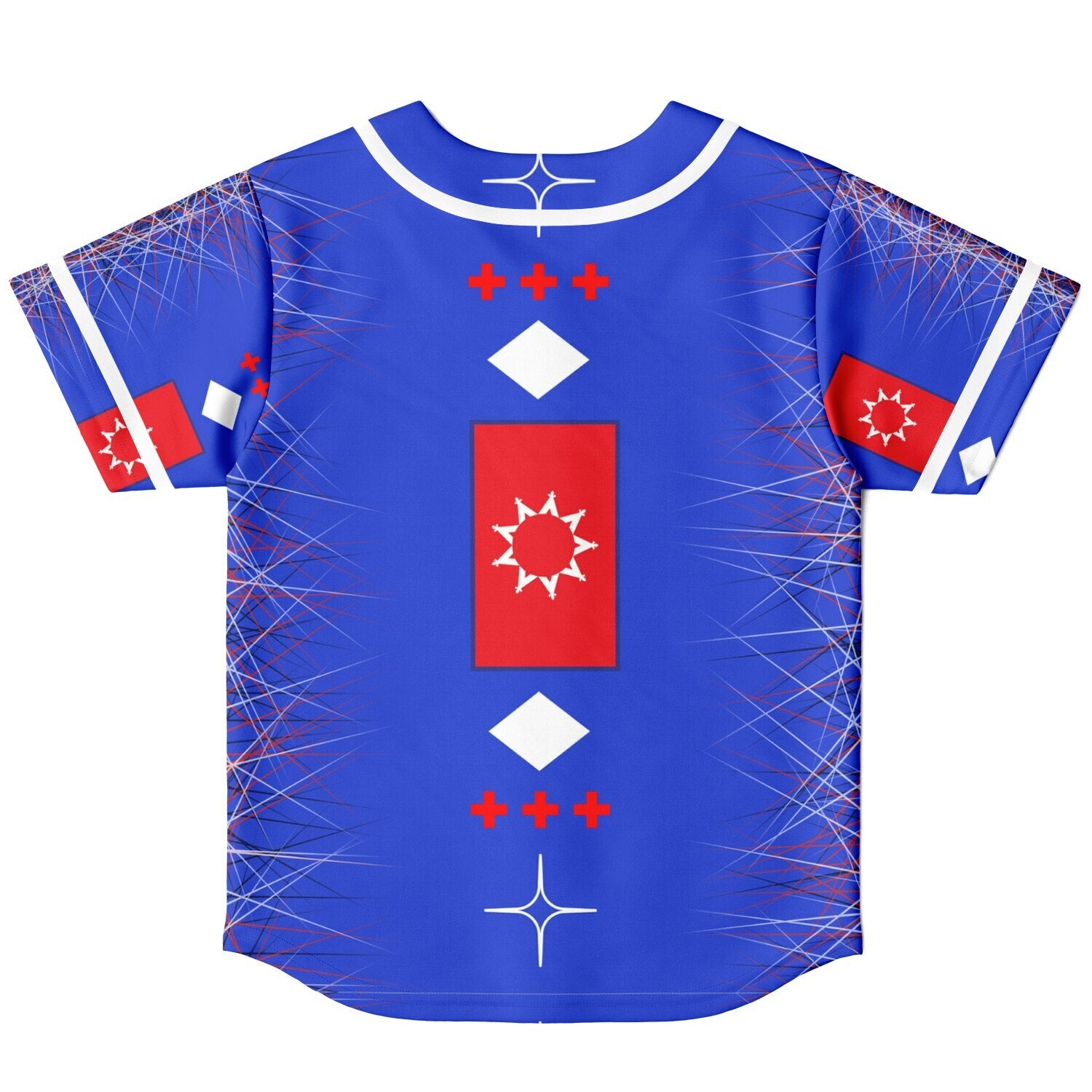 $NiieihiiNookei OST Flag Design Kids Baseball Jersey - AOP