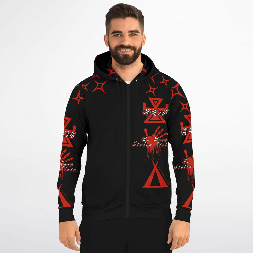 $NiieihiiNookei MMIW Zip-Up Hoodie - AOP