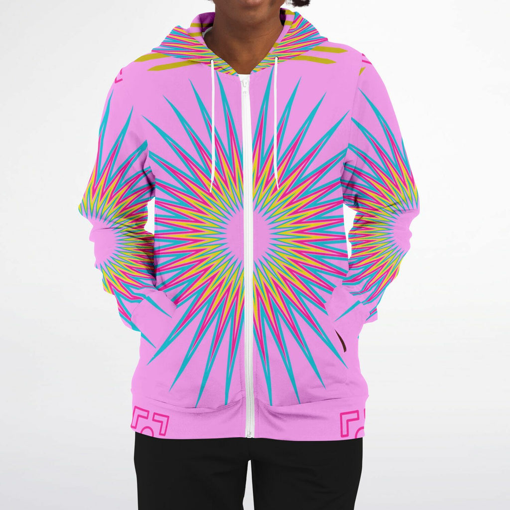 $NiieihiiNookei Fashion Zip-Up Hoodie - AOP