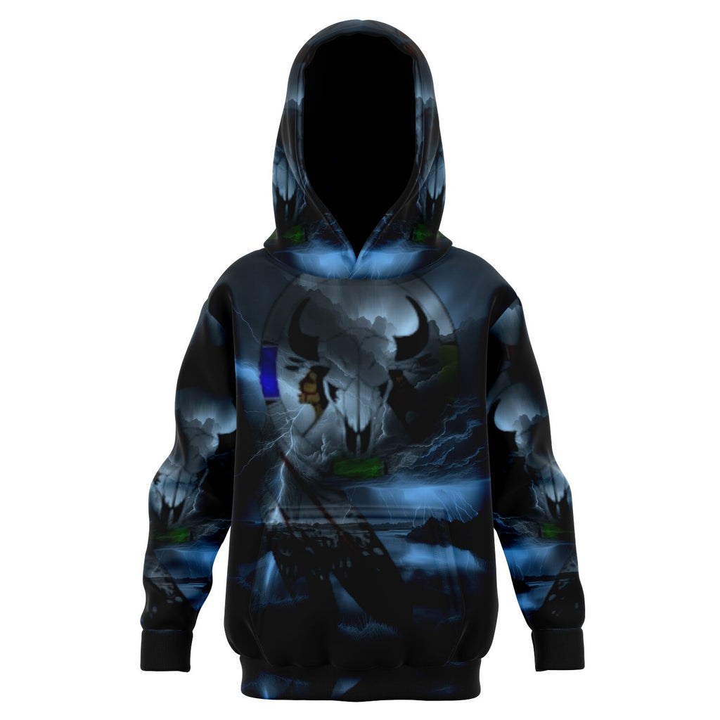 Northern Arapaho Tribe Logo Fashion Kids Hoodie - AOP