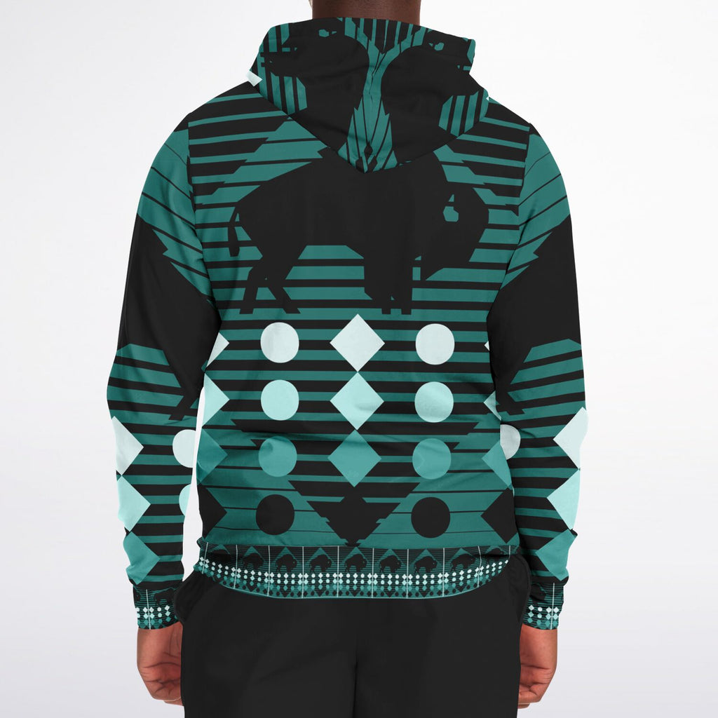 $NiieihiiNookei Fashion Zip-Up Hoodie - AOP