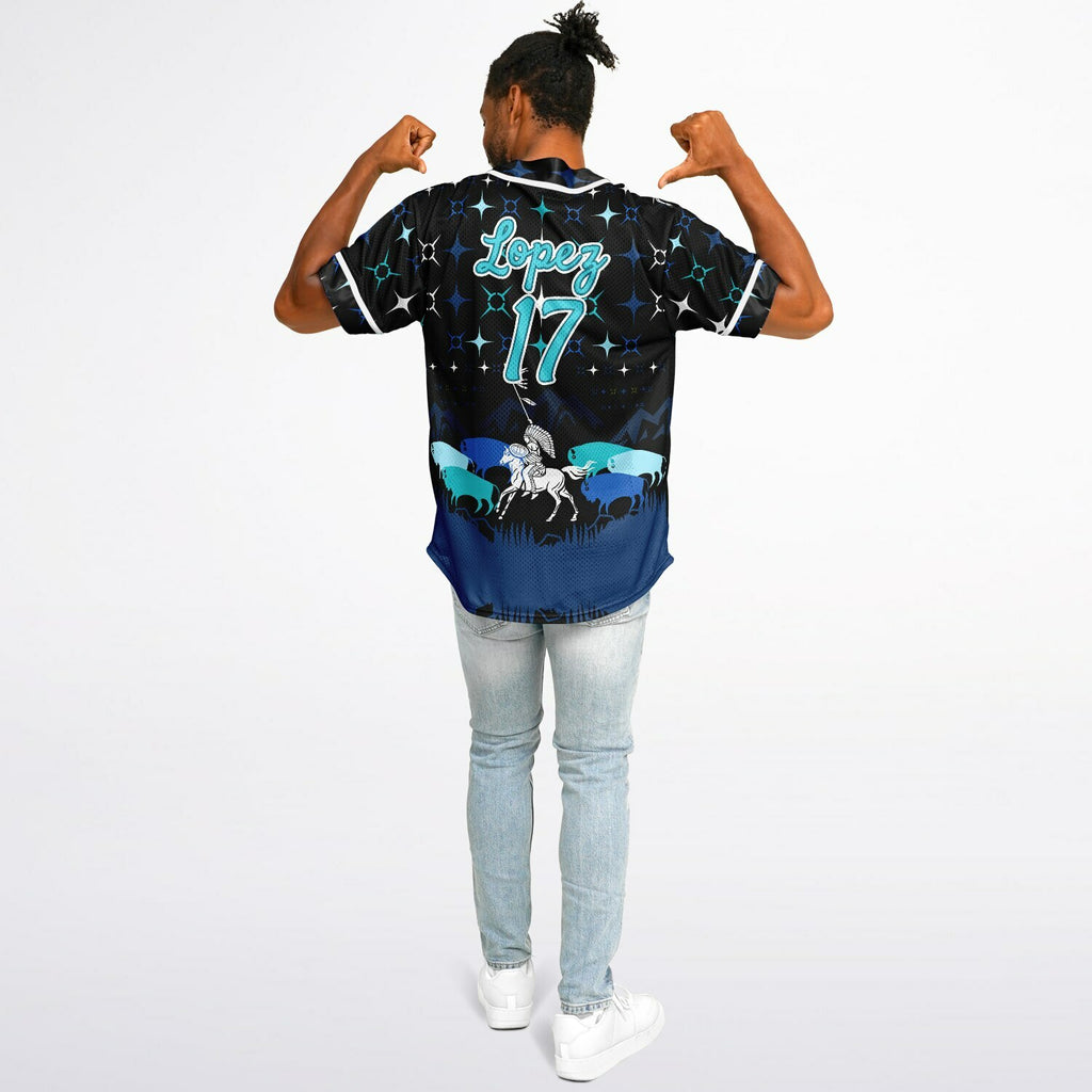 #17 Lopez Premium Baseball Jersey - AOP copy