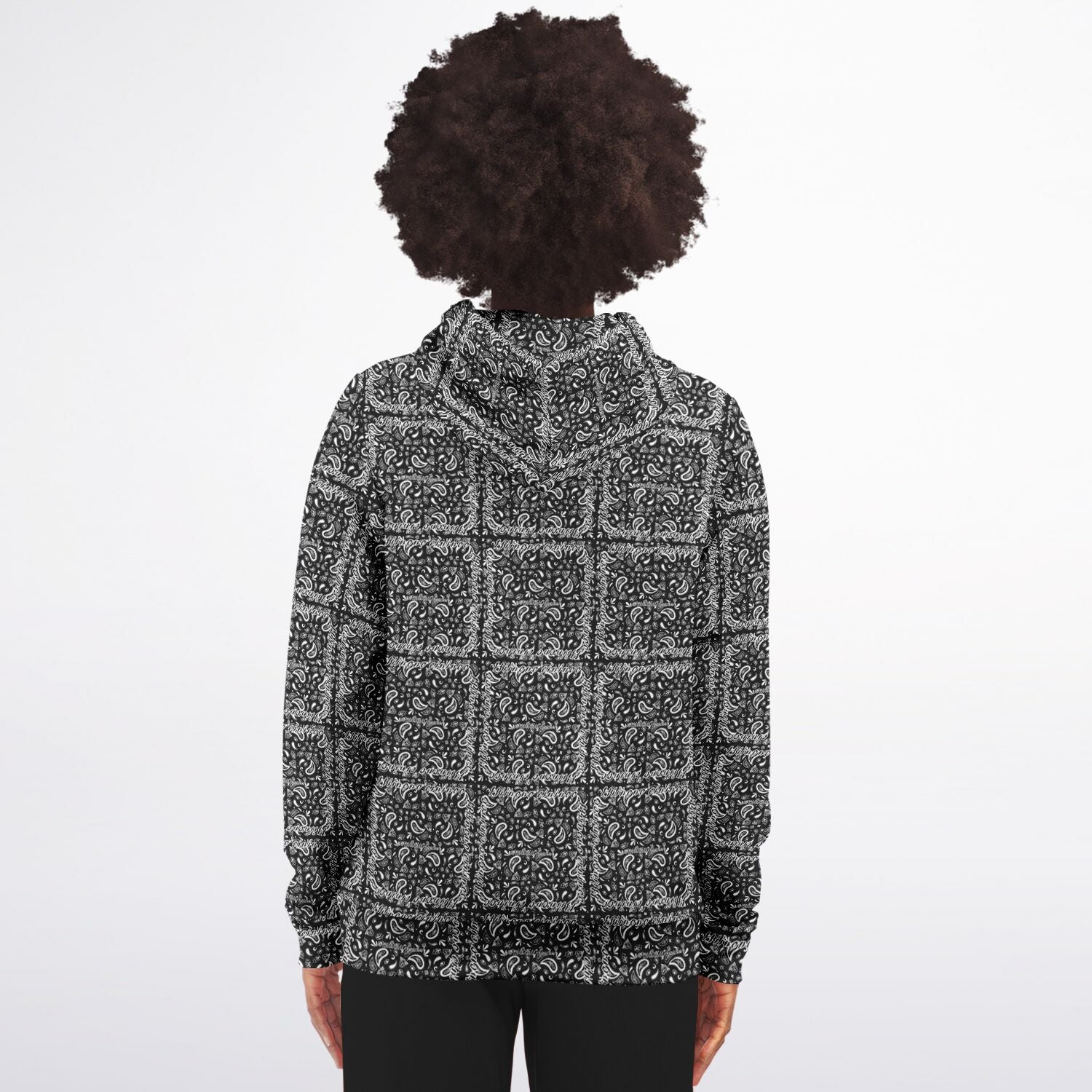 $NiieihiiNookei Athletic Zip-Up Hoodie - AOP