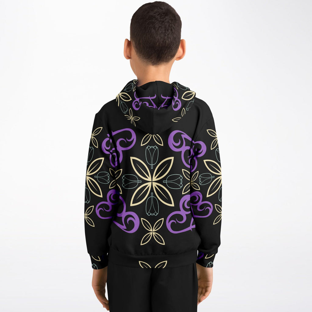 $NiieihiiNookei Athletic Kids Hoodie - AOP