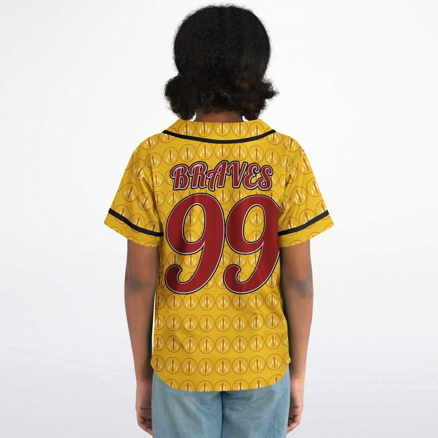$NiieihiiNookei Youth Baseball Jersey - AOP
