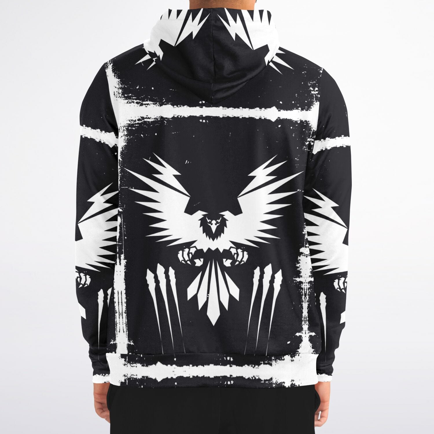 $NiieihiiNookei Athletic Zip-Up Hoodie - AOP