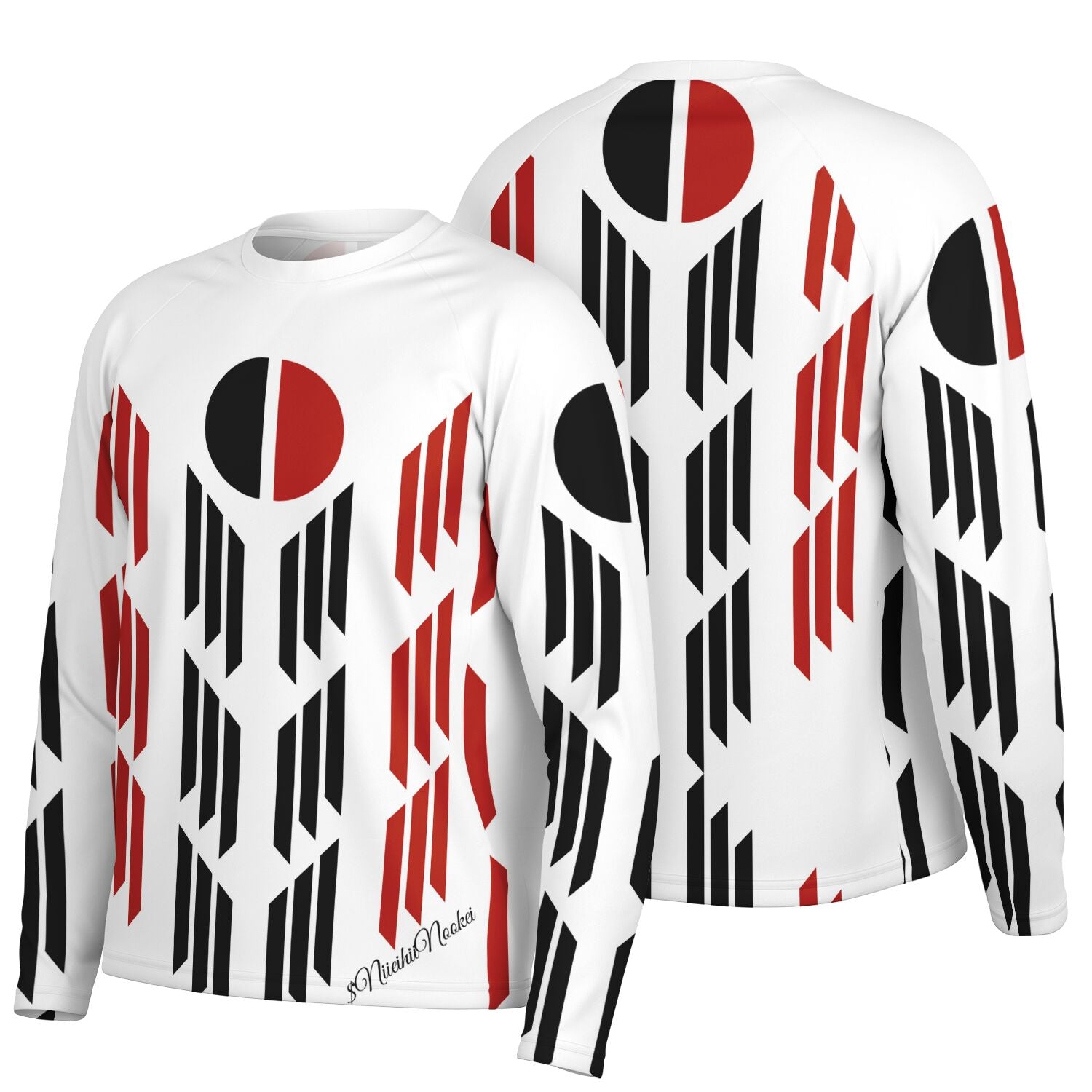 Arapaho Flag Men's Long Sleeve Performance Shirt - AOP copy