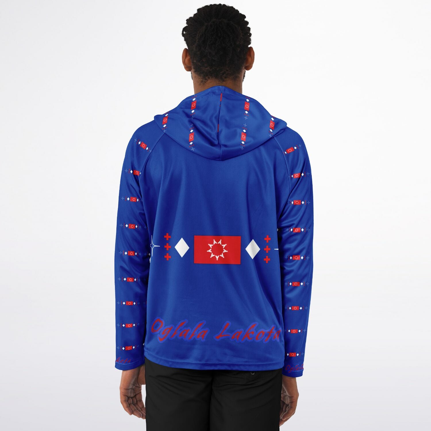 Oglala Sioux Tribe Logo Performance Hoodie - AOP
