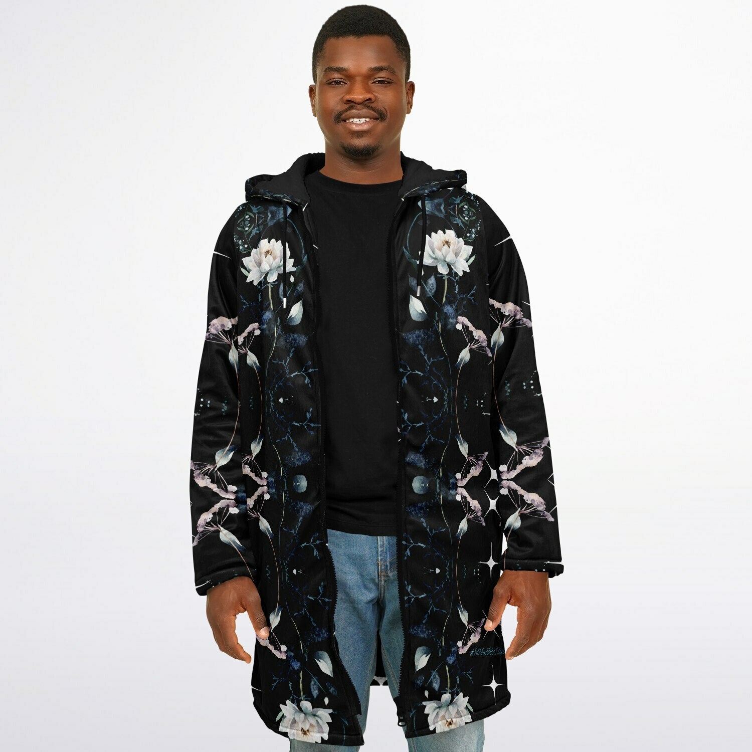 $NiieihiiNookei Zipper Cloak - AOP