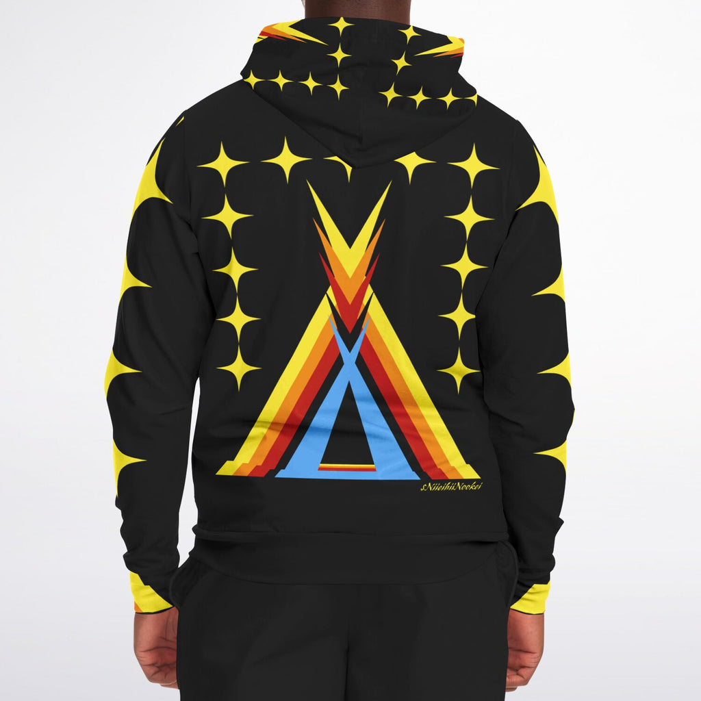 $NiieihiiNookei Zip-Up Hoodie - AOP