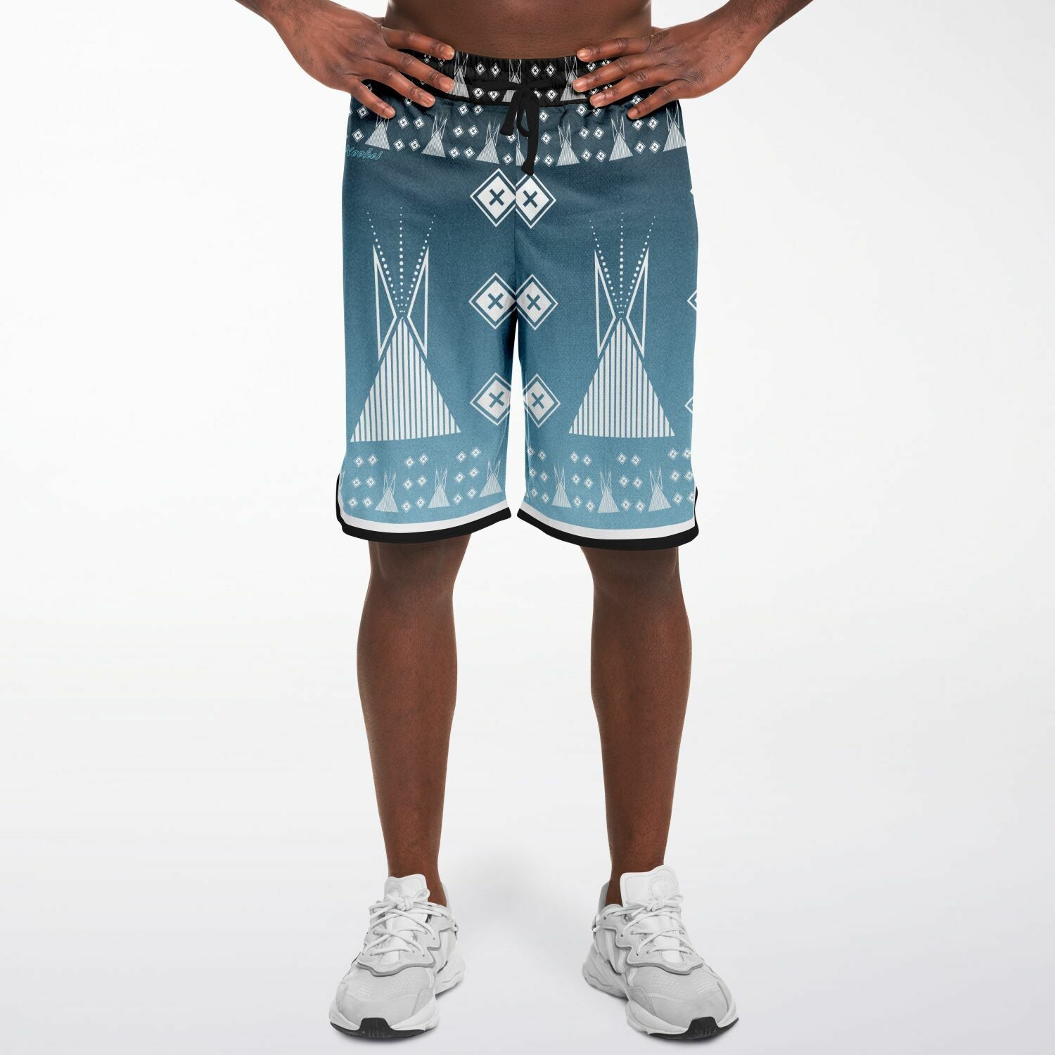 $NiieihiiNookei Basketball Short Rib - AOP