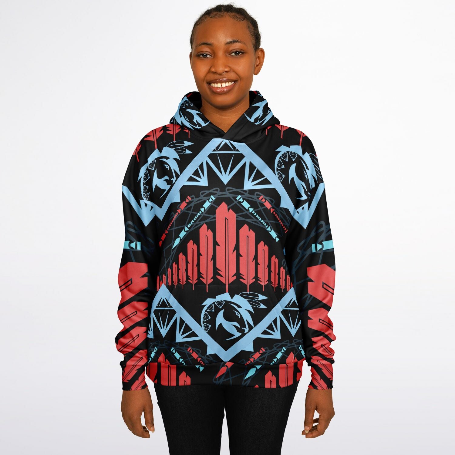 $NiieihiiNookei #Heavyweight Oversized Hoodie - AOP