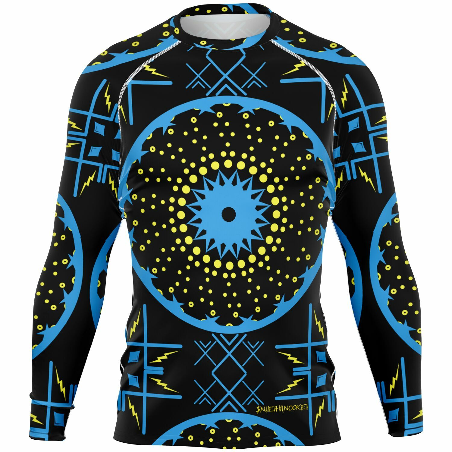 $NiieihiiNookei Men's Rashguard - AOP