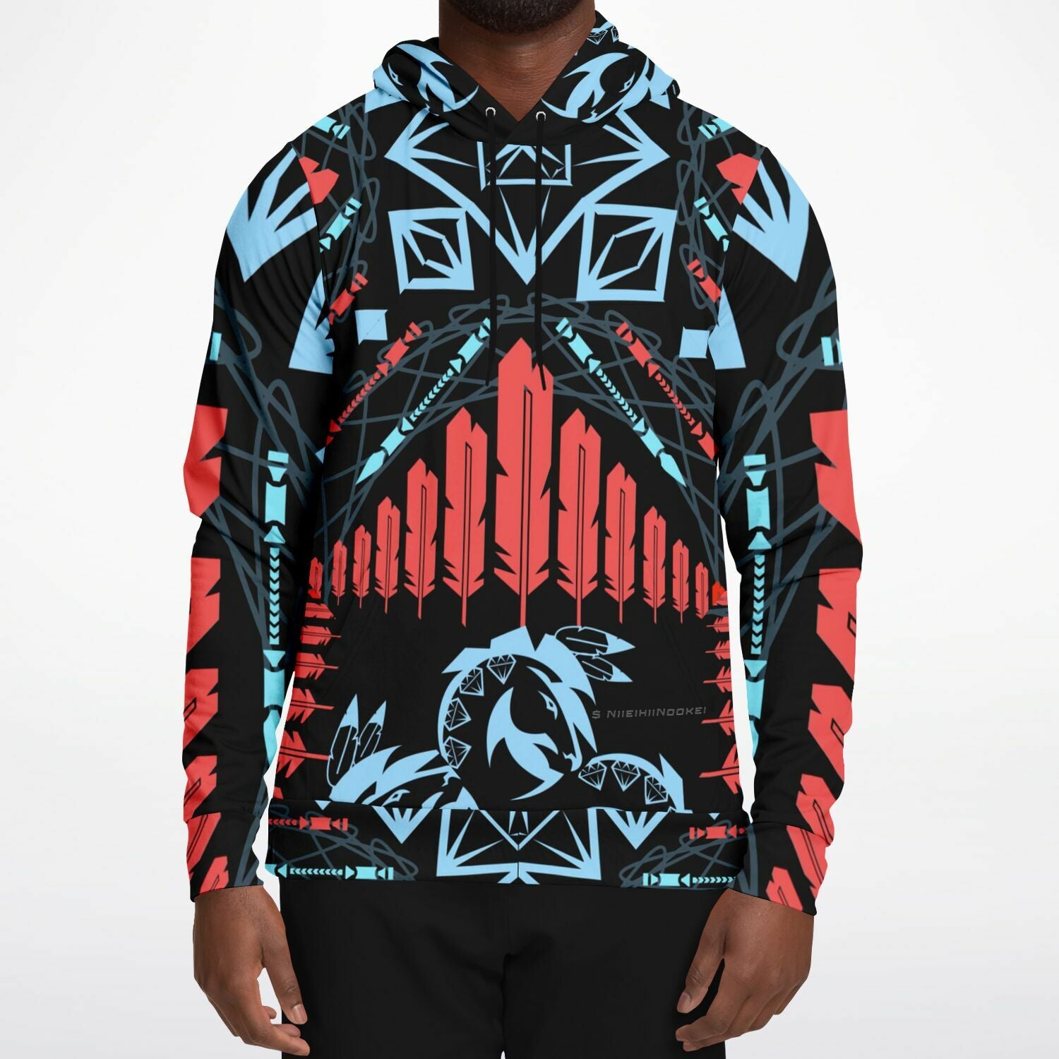 $NiieihiiNookei Athletic Hoodie - AOP