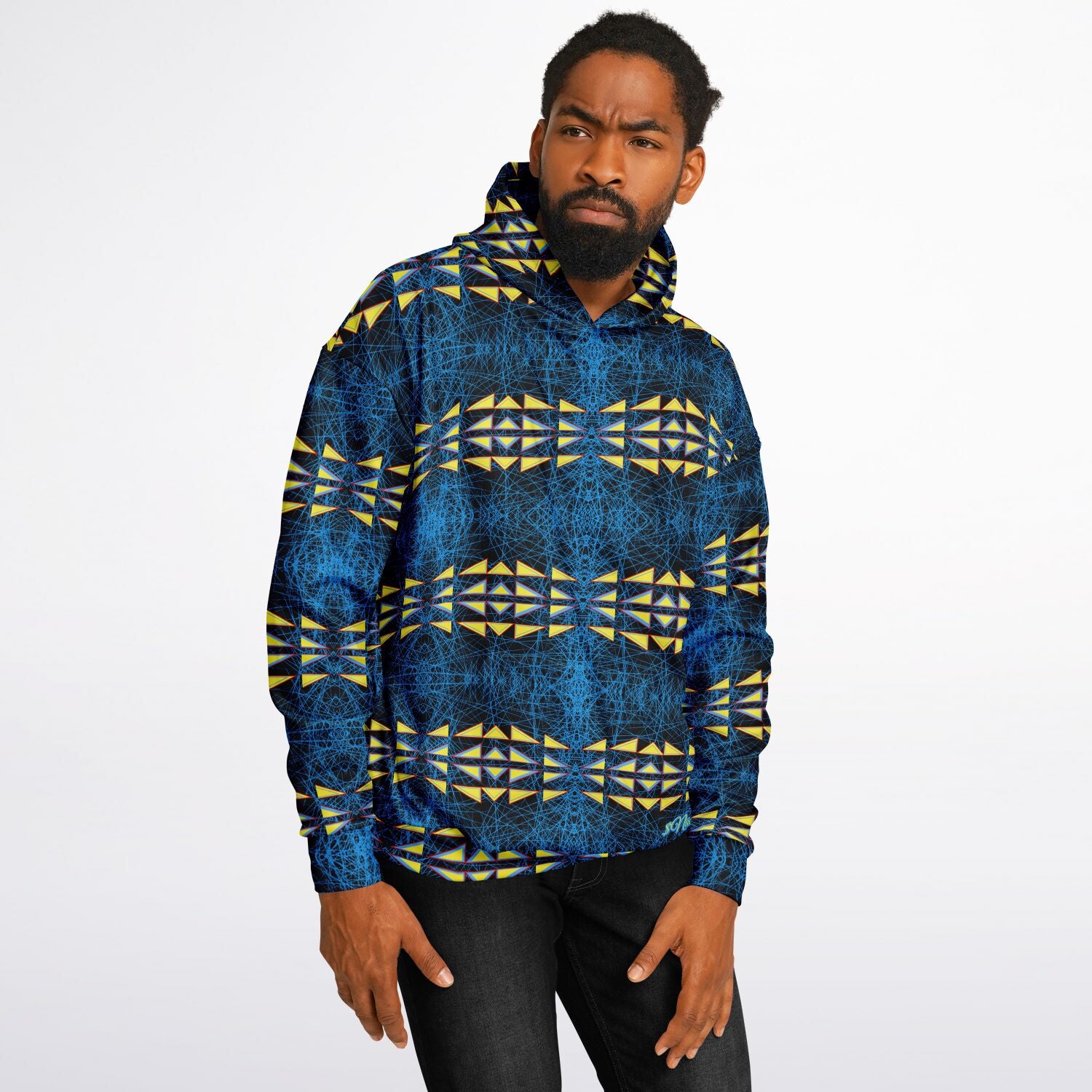 $NiieihiiNookei Heavyweight Oversized Hoodie - AOP