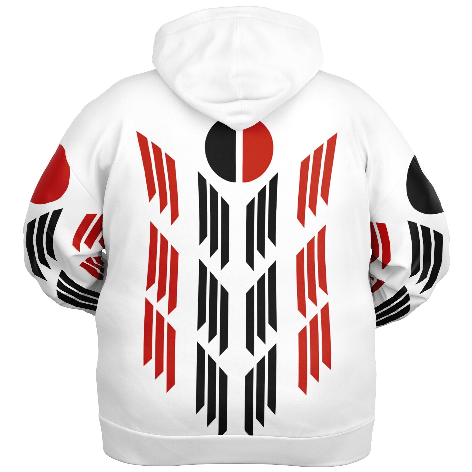 $NniieihiiNookei Arapaho Flag Athletic Plus-size Ziphoodie - AOP