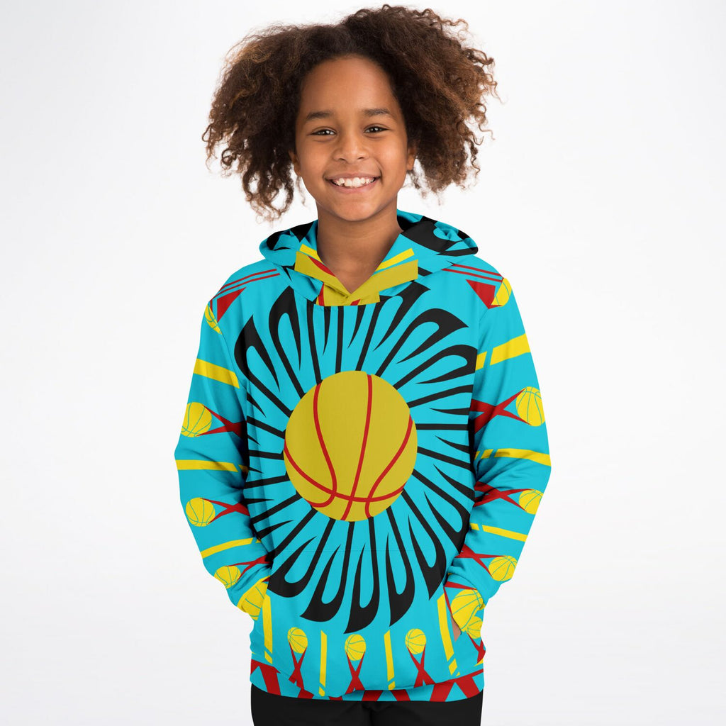 $NiieihiiNookei Athletic Kids Hoodie - AOP