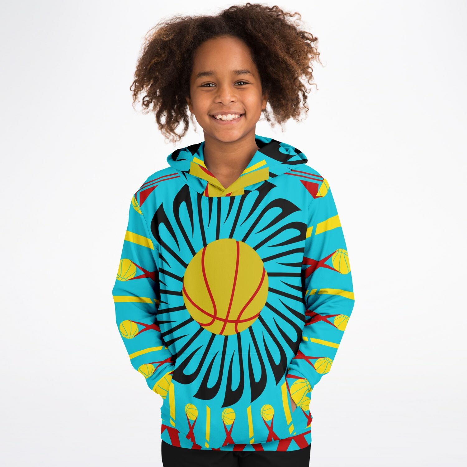 $NiieihiiNookei Athletic Kids Hoodie - AOP