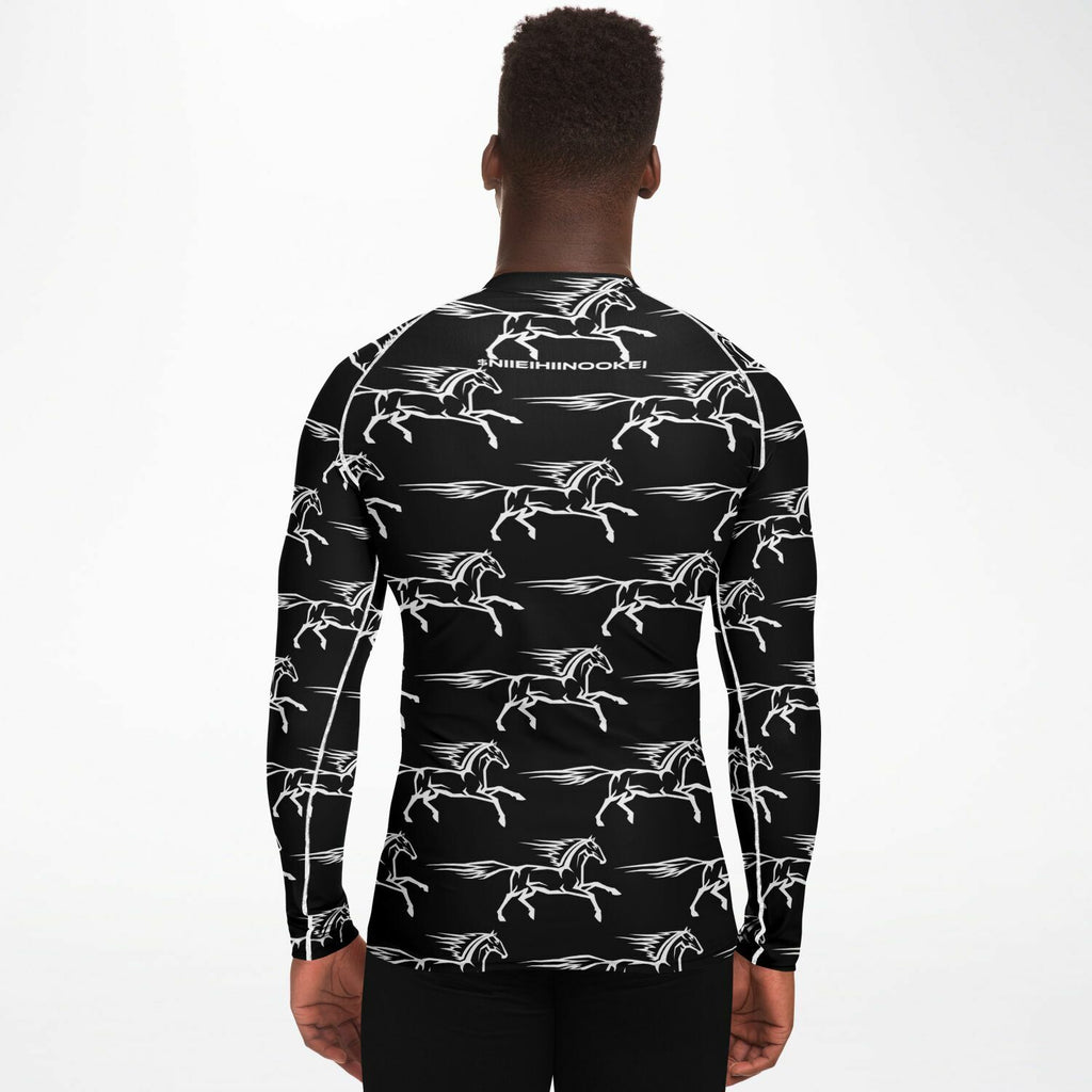 $NiieihiiNookei Men's Rashguard - AOP