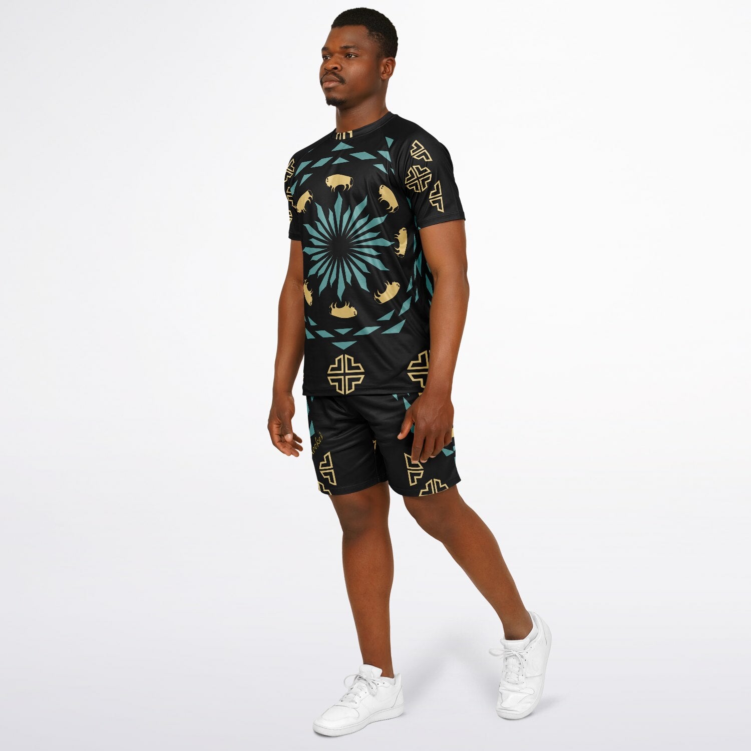 $NiieihiiNookei Men's Athletic Set - AOP