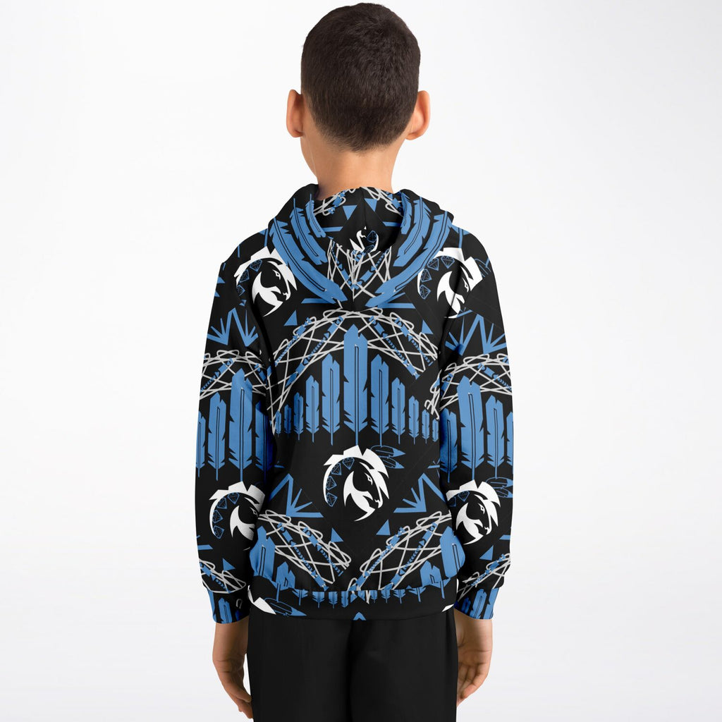 $NiieihiiNookei Athletic Kids Hoodie - AOP